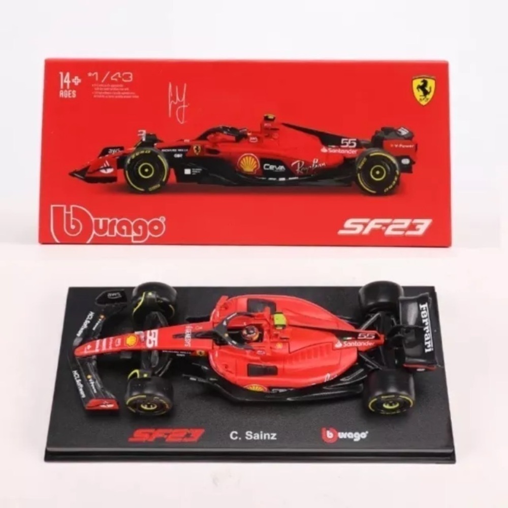 2023 F1 Carlos Sain Junior Ferrari Racing SF-23 Diecast Car Model D7